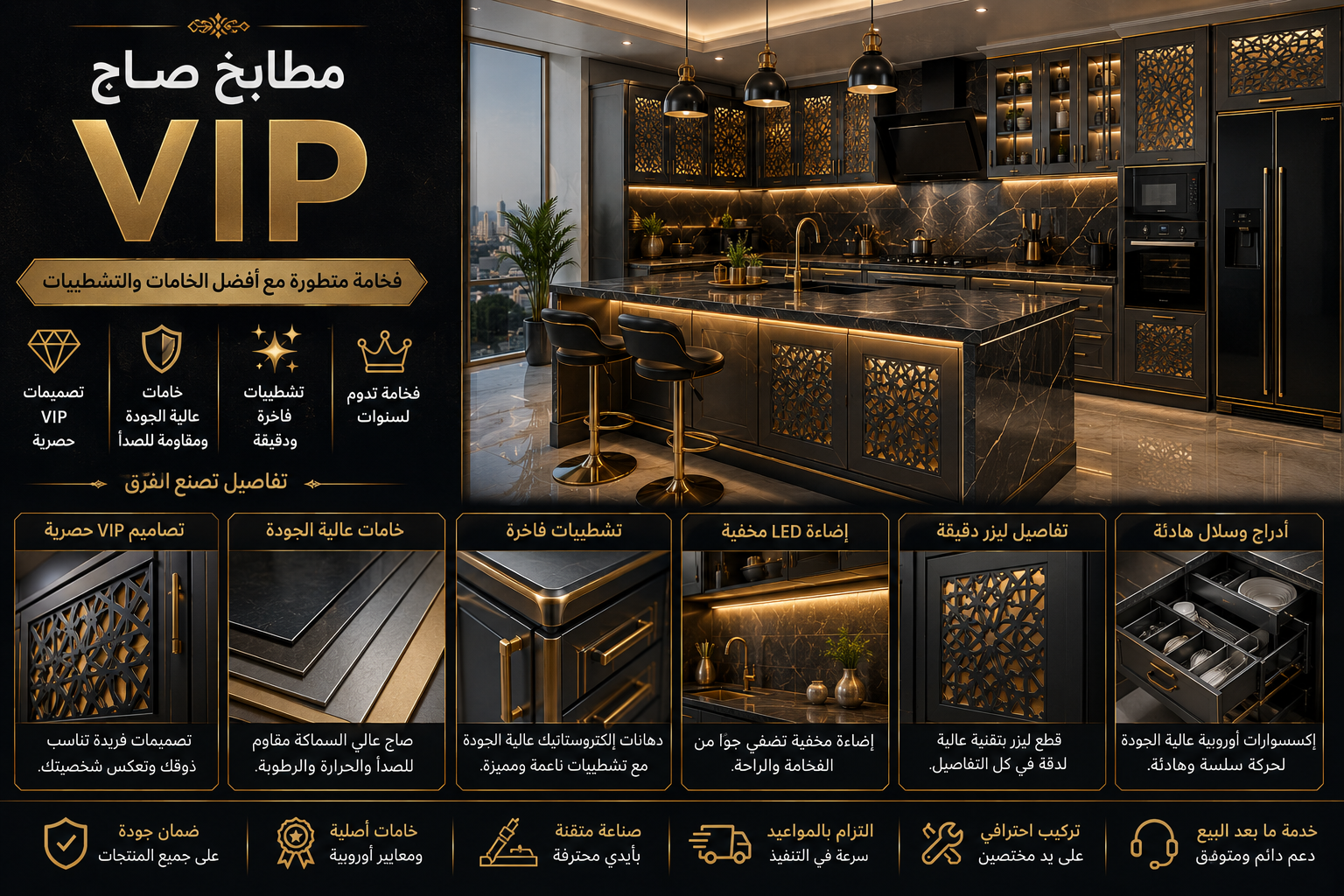 مطابخ صاج VIP